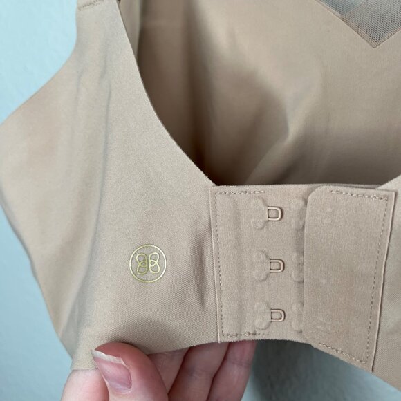 Honeylove Womens Beige Seamless No Wire Crossover Bra XL - Picture 5 of 7